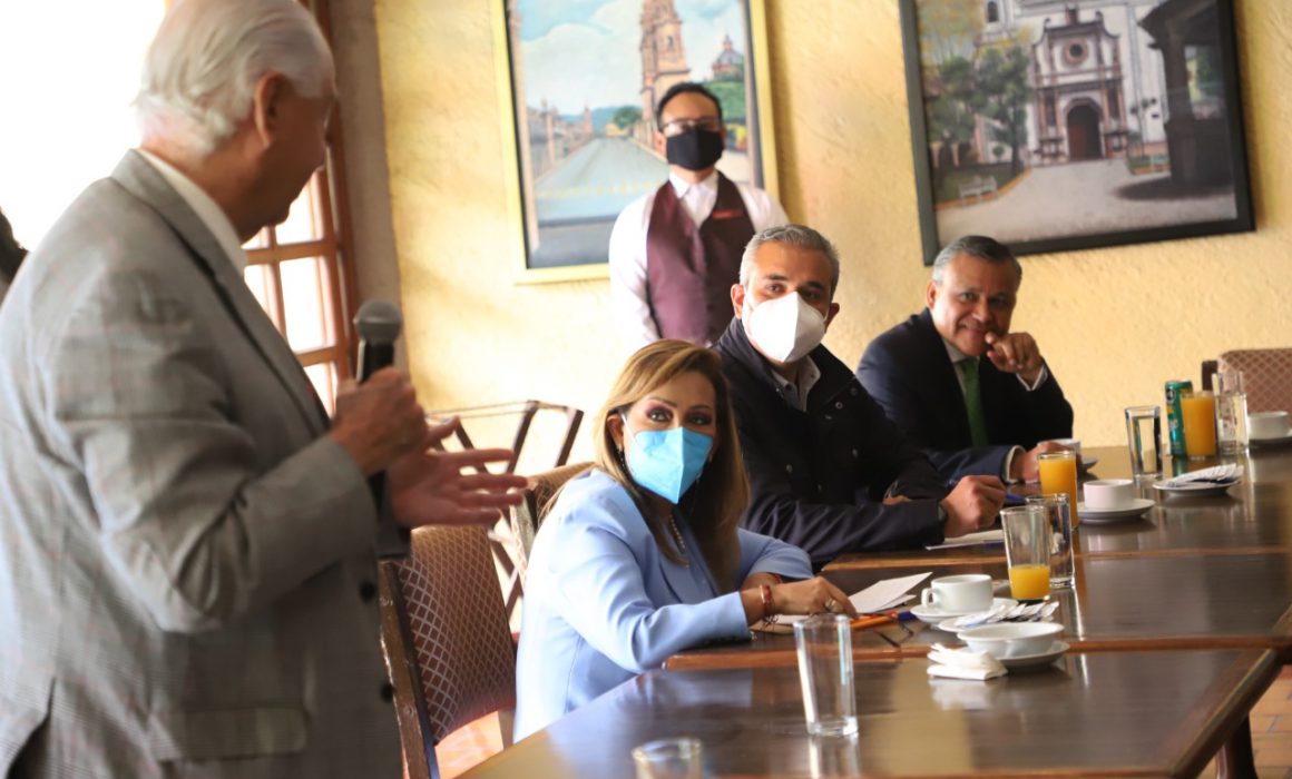 Por: Cortesía Promueve Lorena Cuéllar a Tlaxcala con sector empresarial mexiquense