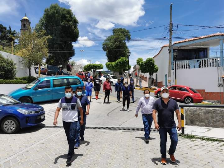 Por: Cortesía Van contra edil de Panotla y Totolac, pobladores se manifestaron
