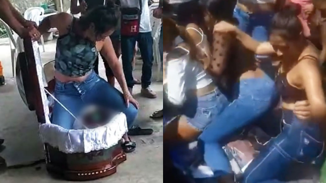 Por: Cortesía Con perreo sobre su ataúd amigas despiden a su difunto (VIDEO)