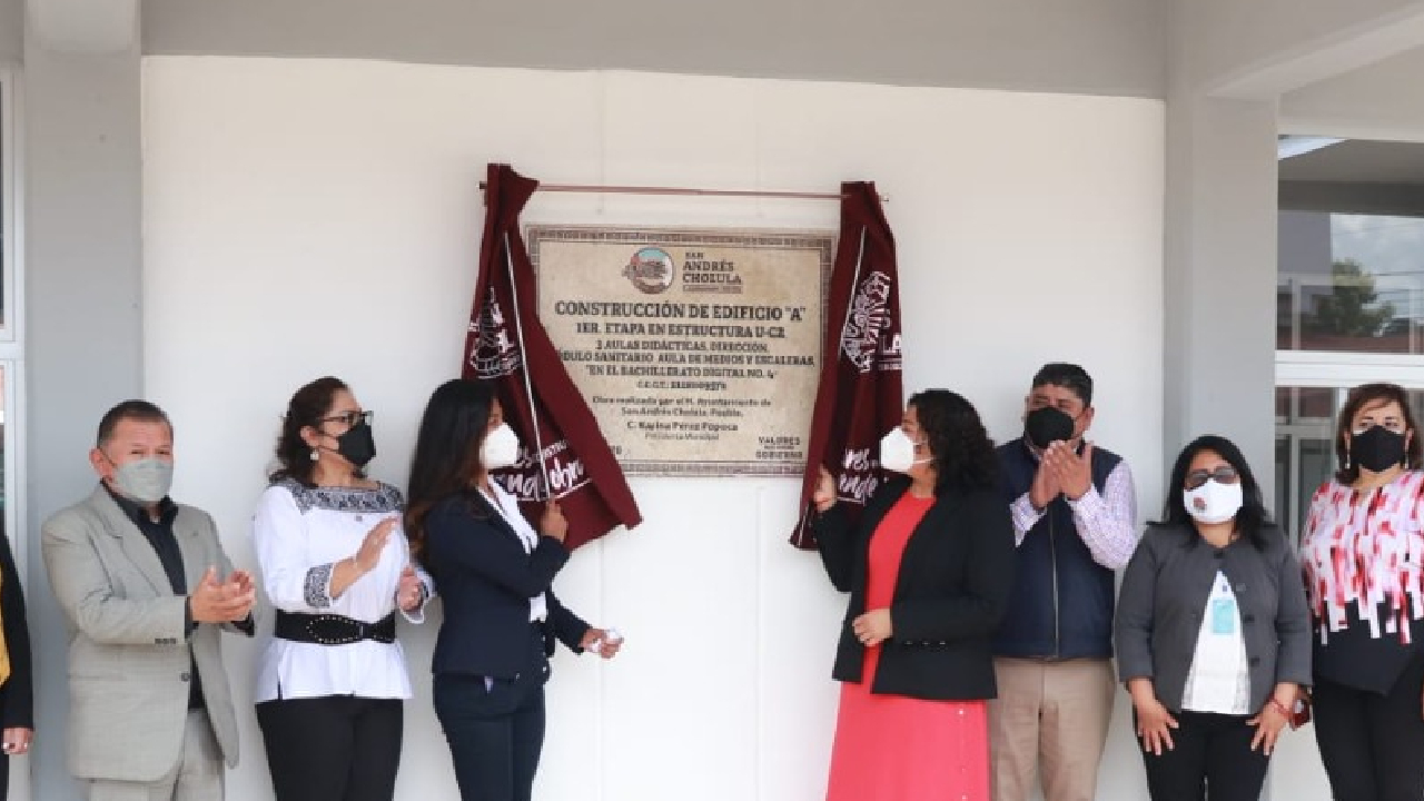 Por: Cortesía Ayuntamiento de San Andrés Cholula continúa generando inversión en materia de educación