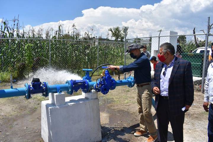 En Contla inauguran pozo de agua potable