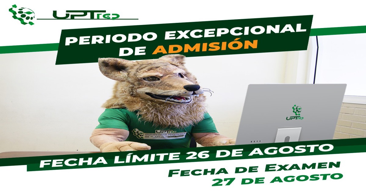 Por: Cortesía Anuncia UPTREP periodo extraordinario de admisión
