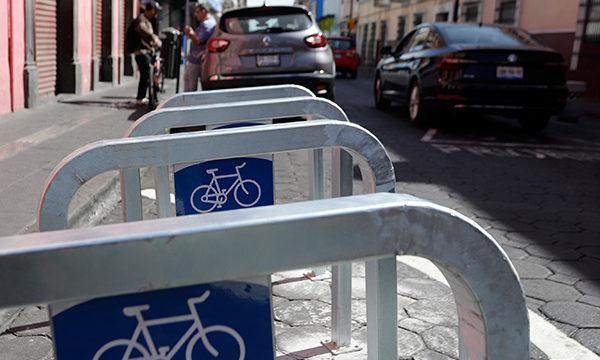 Por: Cortesía Mercados de Puebla contarán con biciestacionamientos