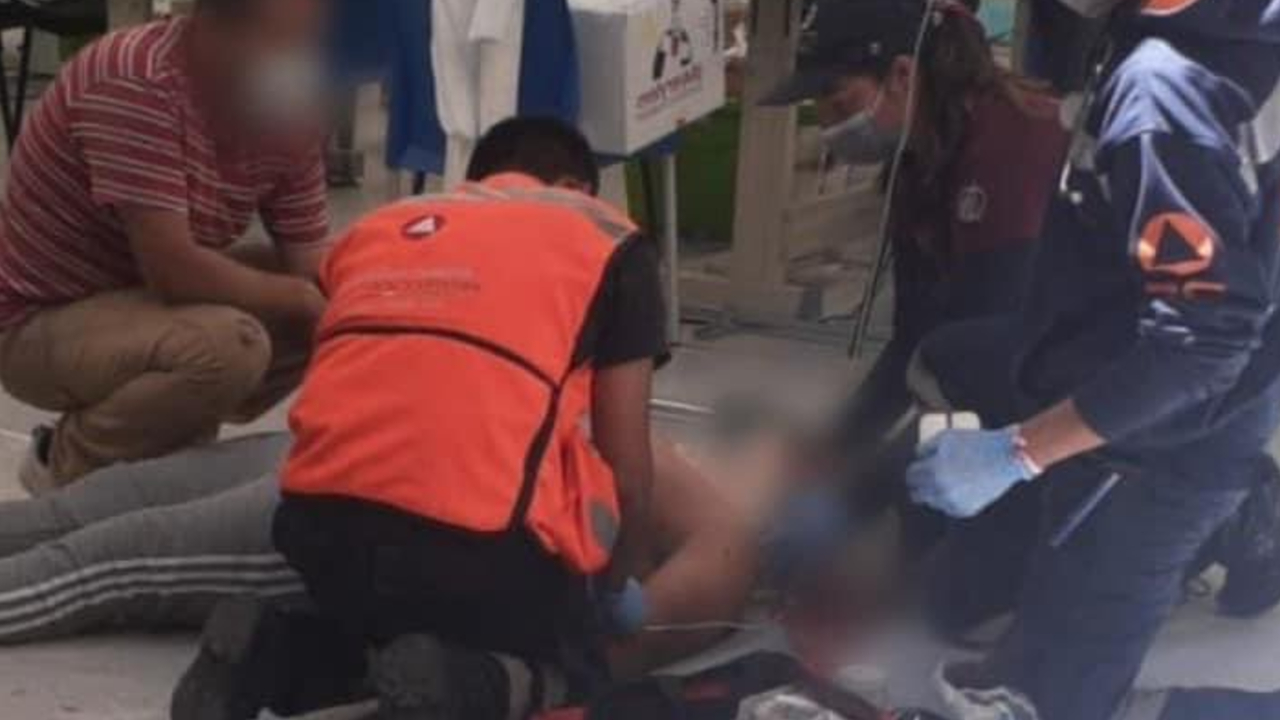 Por: Cortesía Menor de edad sufrió una caída dentro de una Fabrica en Cholula