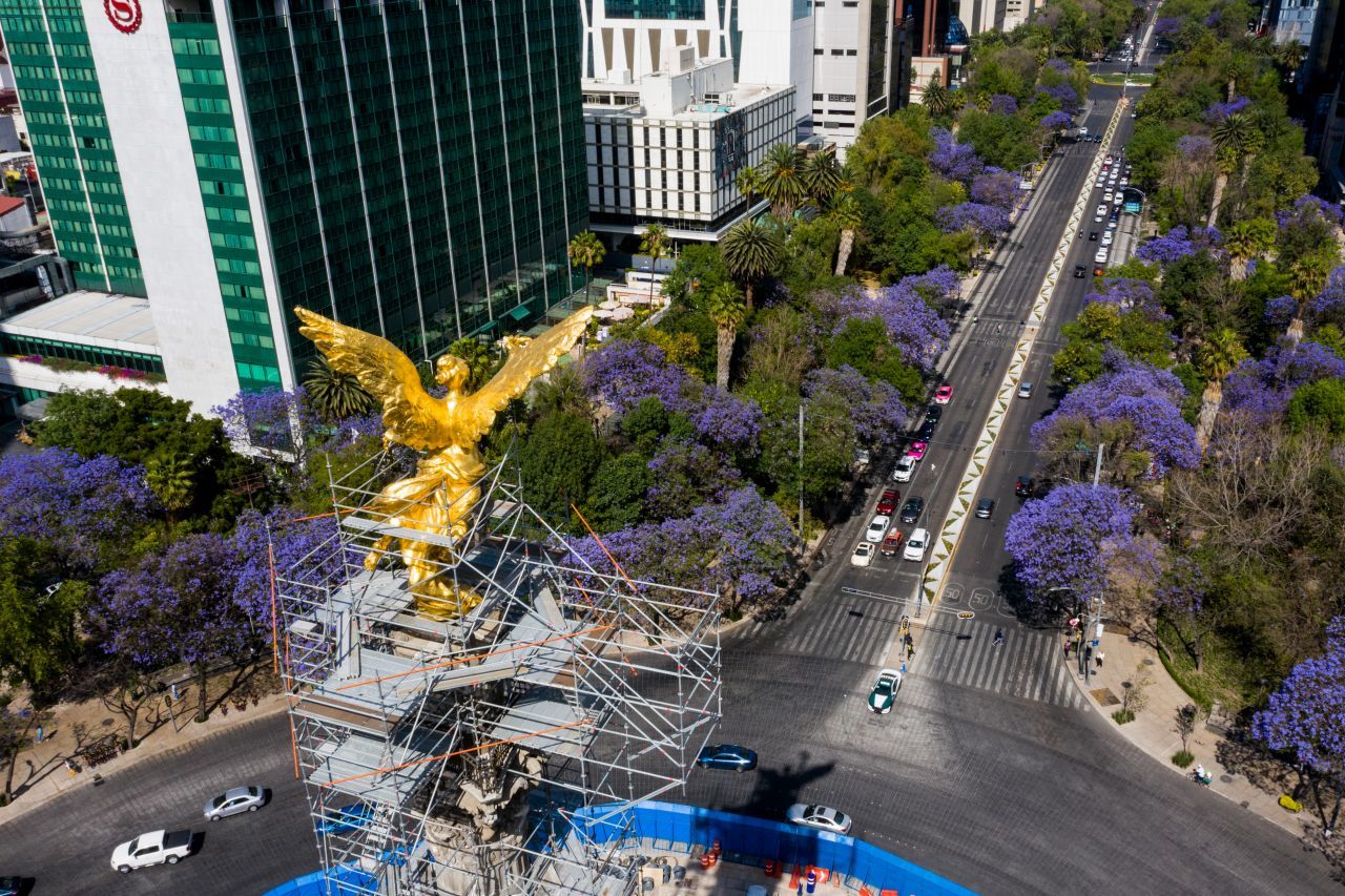 Por: Cortesía Restauración del Ángel de la independencia esta por concluir luego de 2 años, e inversión de más de 14 MDP