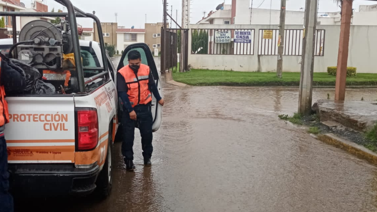 Por: Cortesía Ayuntamientos de San Andrés y San Pedro Cholula han comunicado que el paso del Huracán “Grace” no ha dejado afectaciones de gran magnitud