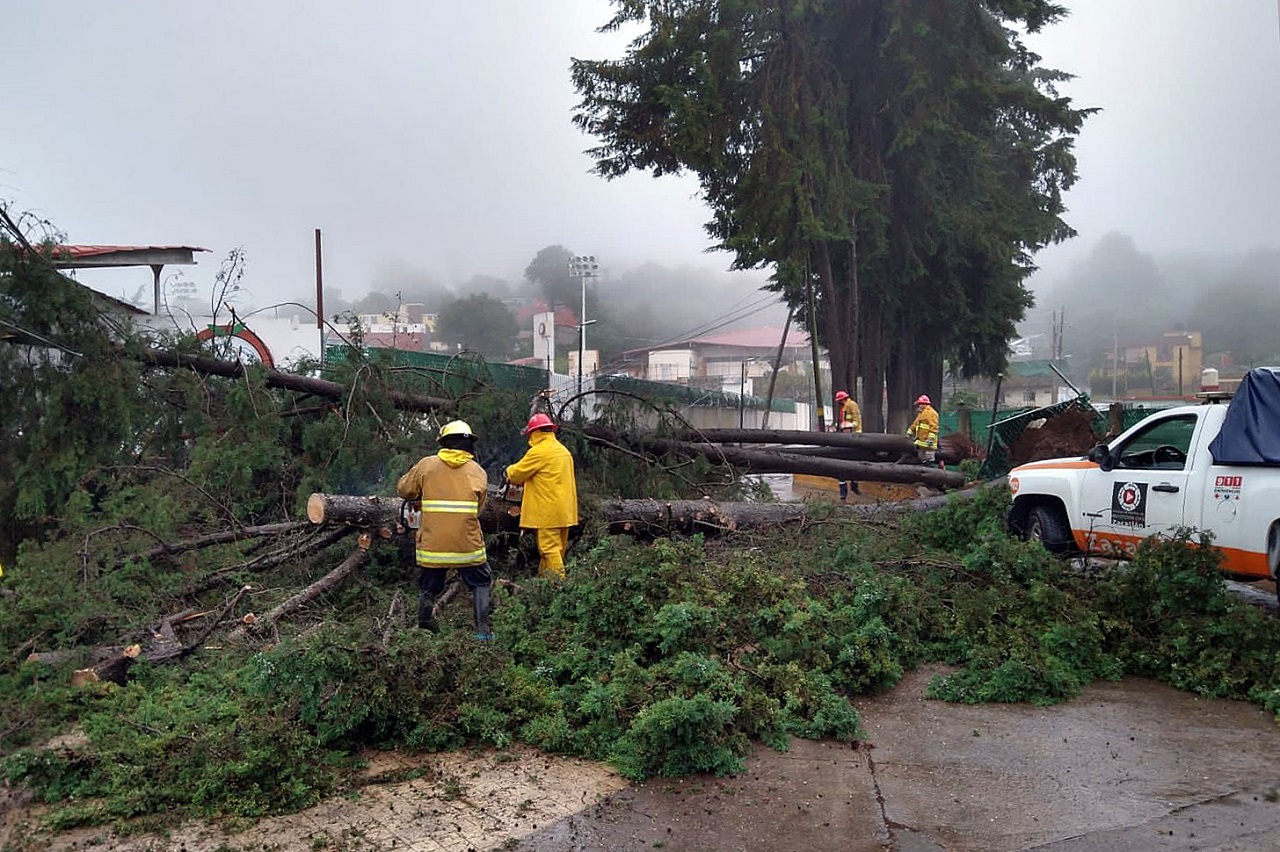 Por: Cortesía Paso de huracán Grace en Puebla deja tres muertos