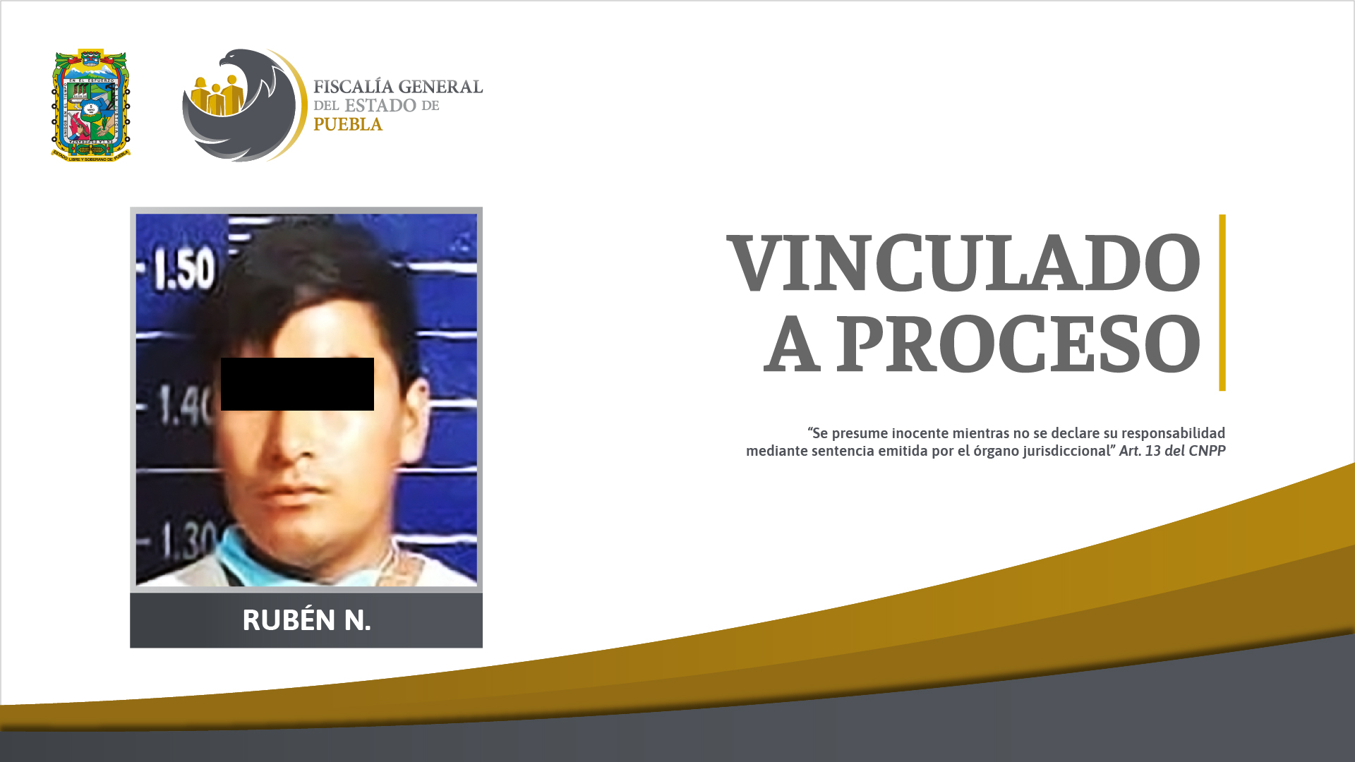 Por: Cortesía Rubén N. presunto homicida de un maestro, en prisión preventiva
