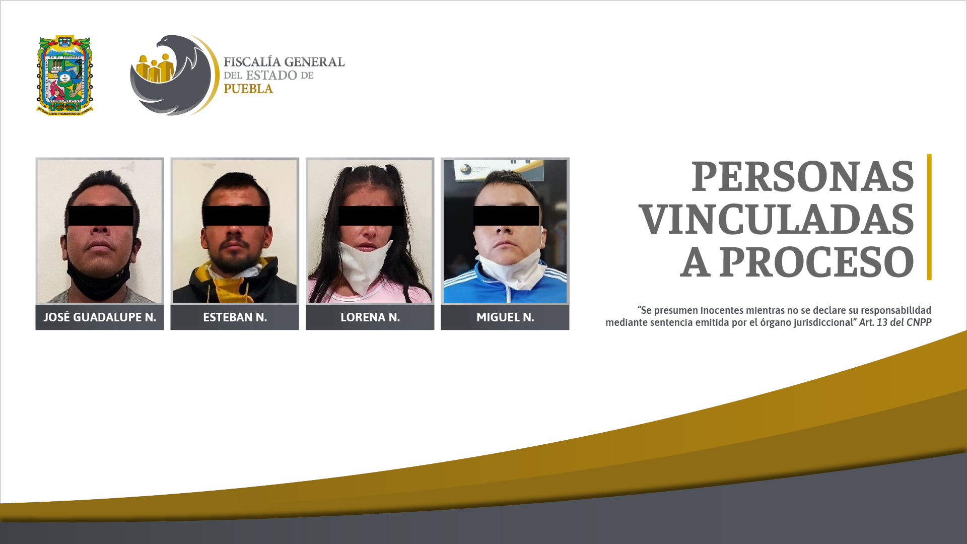 Por: Cortesía Prisión contra 4 presuntos asaltantes de la ruta 50 en Puebla