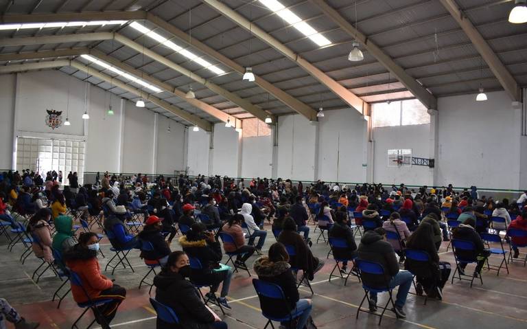 Por: Cortesía En municipio de Contla vacunan a jóvenes de 18 a 29 años.