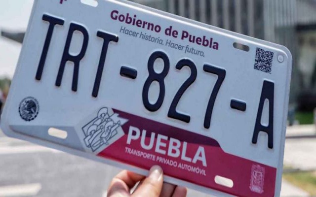 Por: Cortesía Canje de placas en Puebla está abierto para quien lo requiera