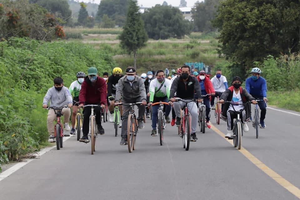 Por: Cortesía “Todo un éxito la rodada ciclista cero contaminación de Nueva Alianza Tlaxcala”
