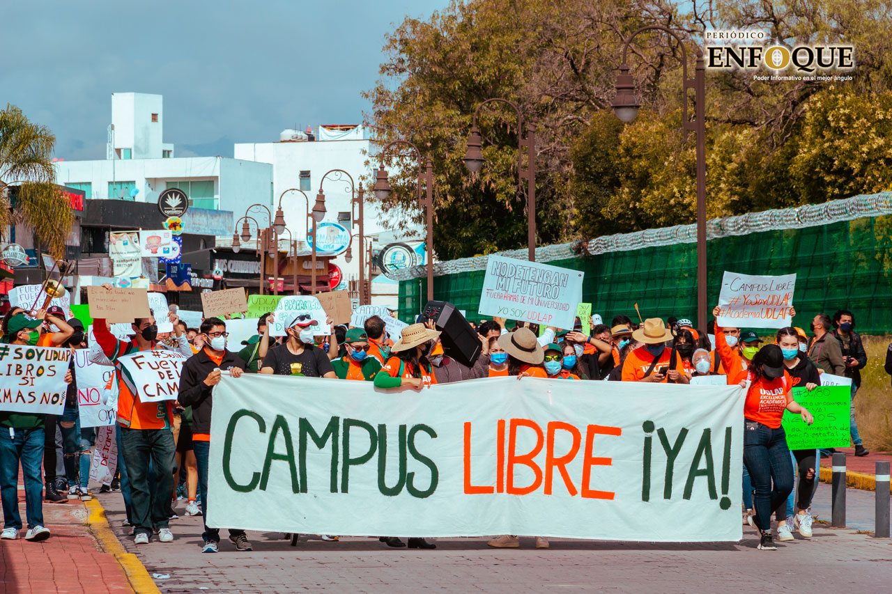 Por: Cortesía Estudiantes alzan la voz y piden la liberación de la UDLAP
