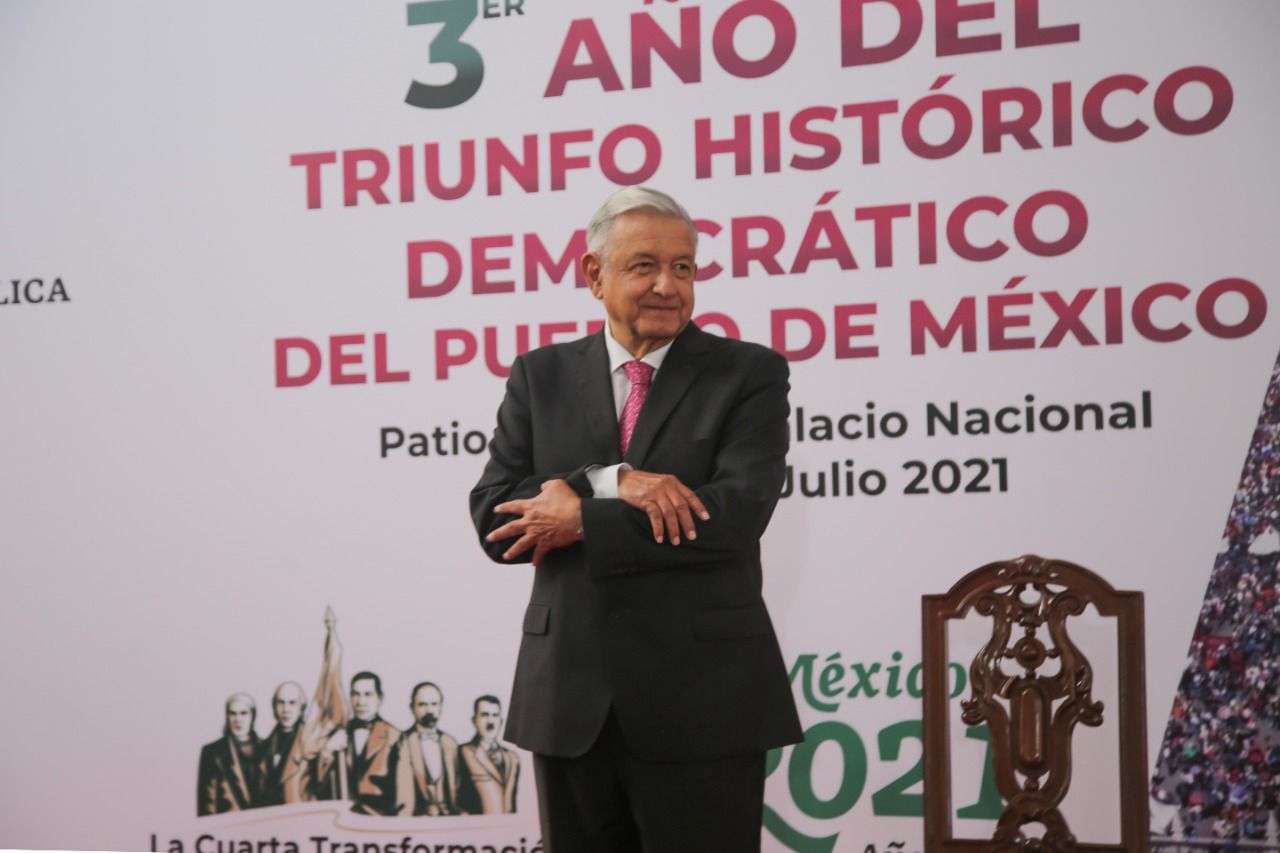 Por: Cortesía AMLO aseguró que al ya estar controlada la pandemia regresará su plan de 4 puntos para el sector salud