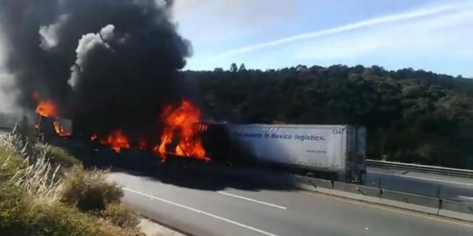 Por: Cortesía Choque entre tráileres en el Arco Norte deja un muerto y otros más heridos