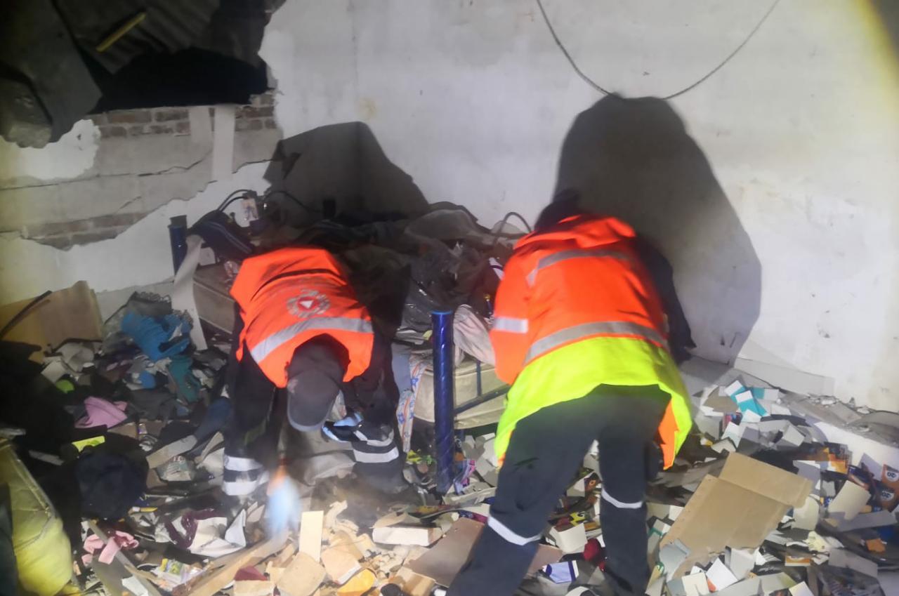 Por: Cortesía Explosión de polvorín en Juan C. Bonilla deja una víctima mortal y varios heridos