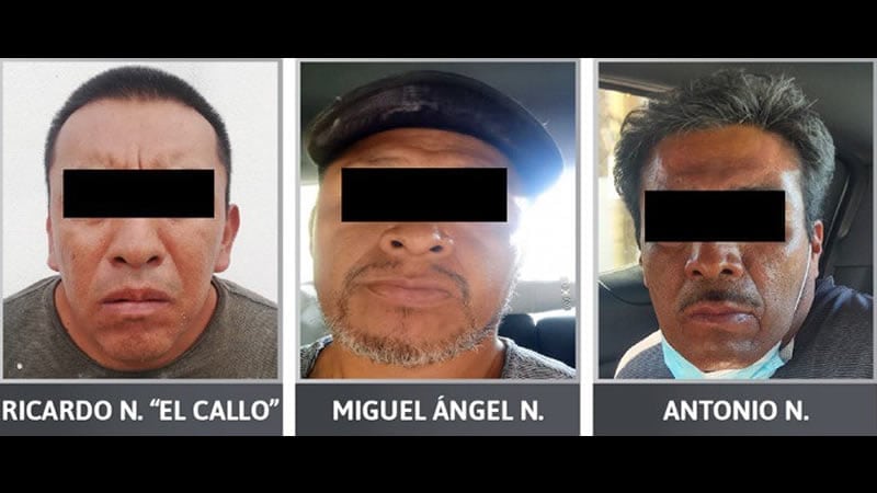 Por: Cortesía 3 hombres son detenidos, ellos son  los responsables de la explosión de gas en San Pablo Xochimehuacán