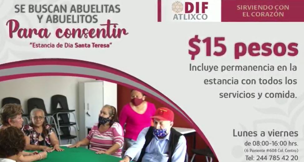 DIF de Atlixco abre inscripciones para la estancia de día