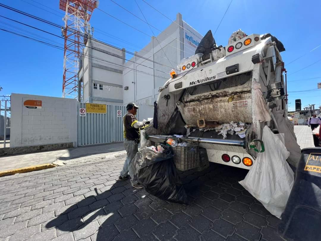 Por: Cortesía Por un Atlixco más limpio, ayuntamiento ajusta servicio recolector de basura y exhorta a no tirar basura en las calles