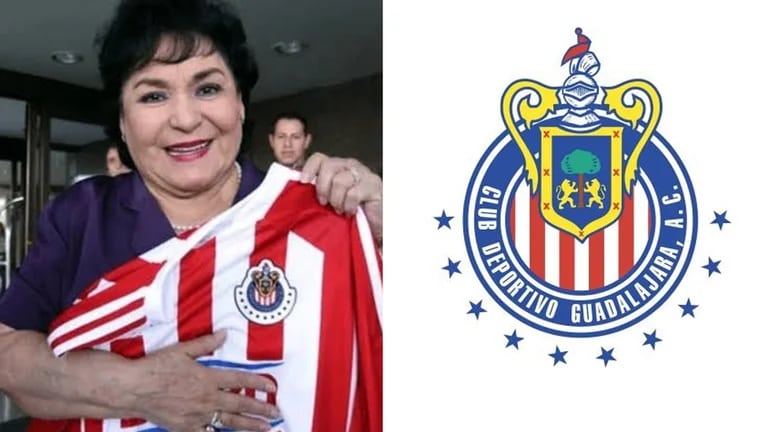 Por: Cortesía Carmelita Salinas: así se despidió el Club Guadalajara de su gran aficionada