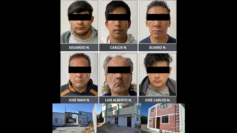 Por: Cortesía Detienen a 6 hombres durante cateo en la colonia  Santa Bárbara Sur; tenían drogas y pipas de gas