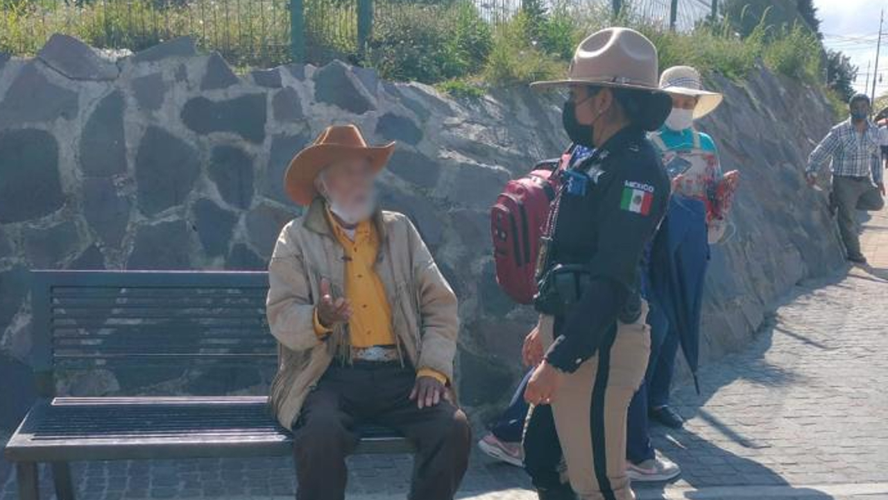 Por: Cortesía Policía de Cholula logró localizar a un Adulto extraviado de la tercera edad