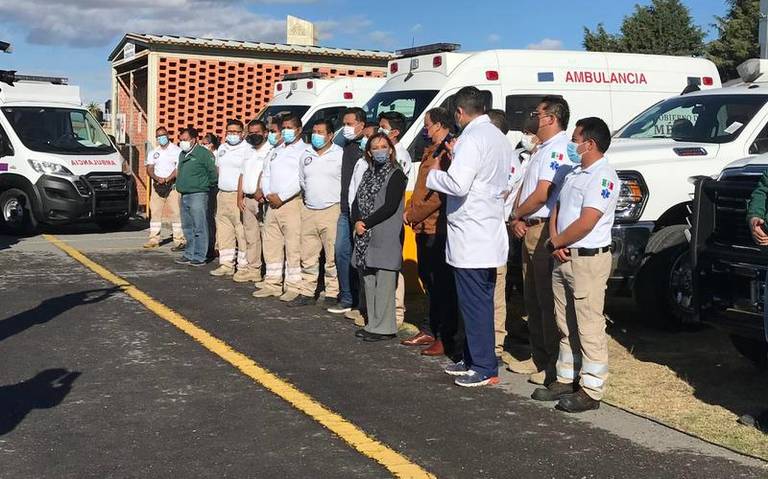 Gobernadora de Tlaxcala informa sobre la adquisición de ambulancias