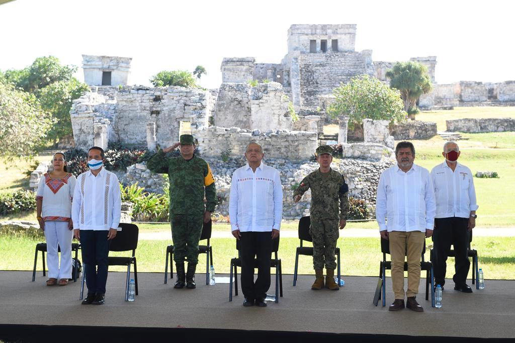 Por: Cortesía Anuncia AMLO la construcción de nuevo parque para proteger las zonas arqueológicas de Tulum