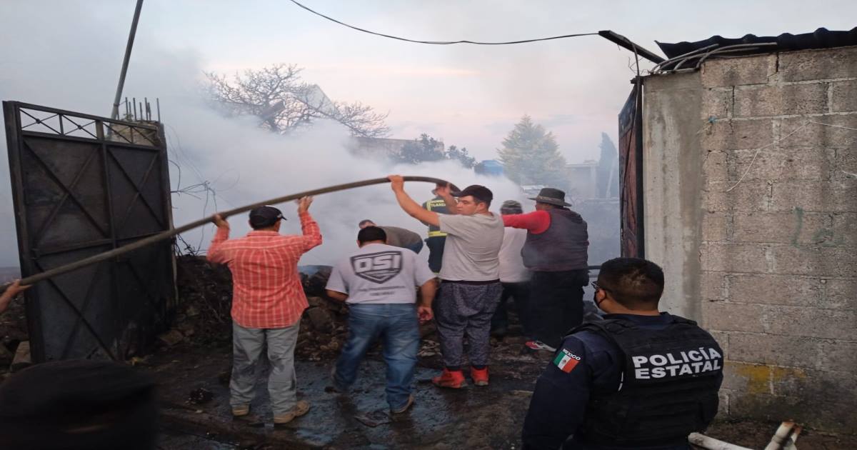 Por: Cortesía Explota domicilio en Sanctórum, albergaba pirotecnia