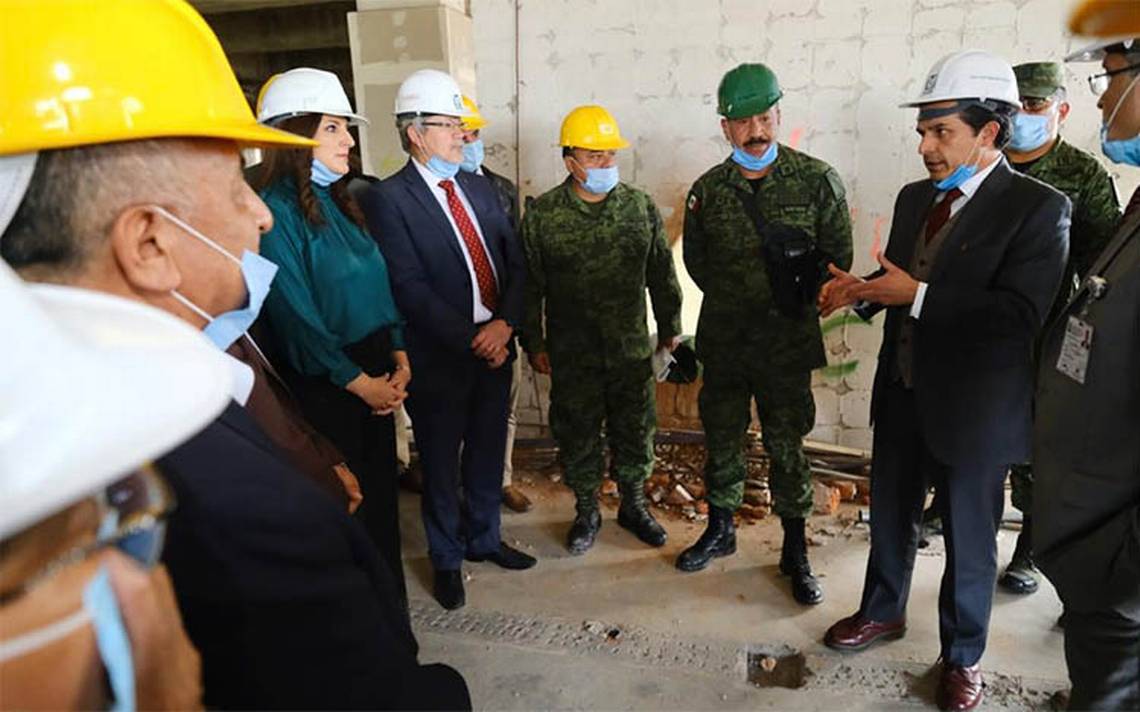 Demolición del Hospital San Alejandro en Puebla, concluirá en mayo la segunda fase
