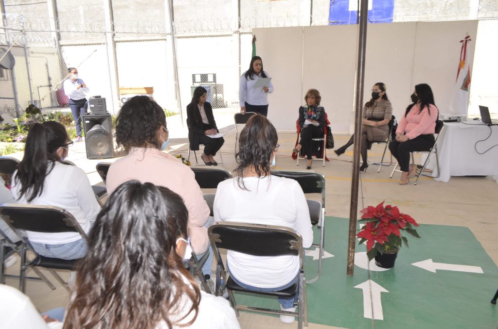 Se realiza conversatorio con embajadora de cultura de paz de la SEGOB en anexo femenil de cereso Apizaco