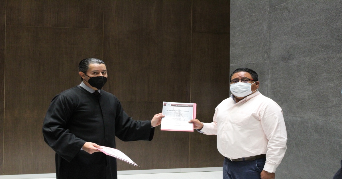 Rinden protesta cuatro jueces municipales ante el Pleno del TSJ 