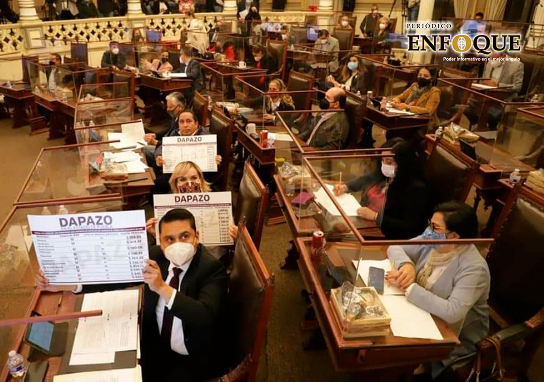Por: Periódico Enfoque Aprueban diputados locales cobro de DAP para 144 municipios, Puebla y Cholulas quedan fuera
