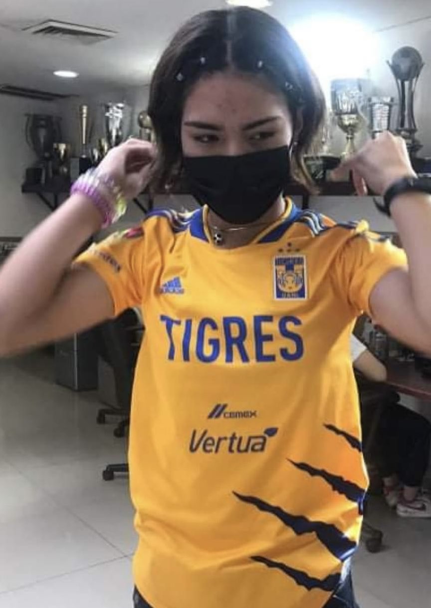 Por: Cortesía Alika Sánchez, de jugar en el futbol amateur de Puebla a fichar por Tigres