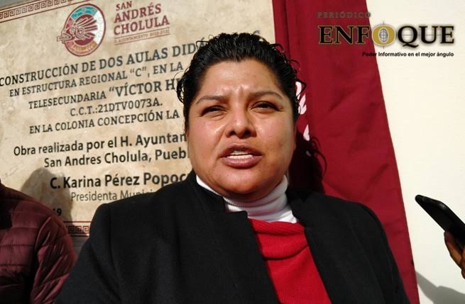 Foto: Cortesía Asegura Karina Pérez Popoca que "caminará un tiempo más" en San Andrés Cholula