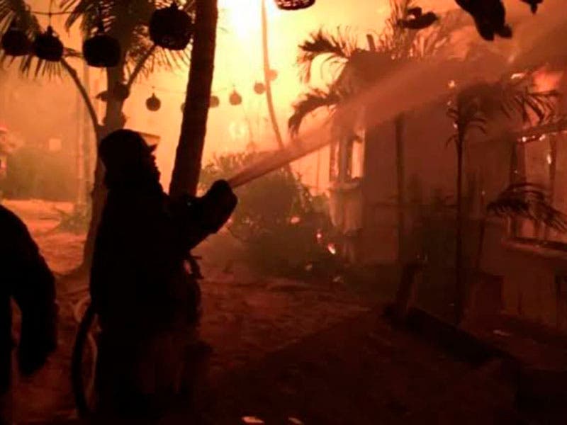 Foto: Cortesía Incendio consume plaza comercial en Tulum, en la zona Costera