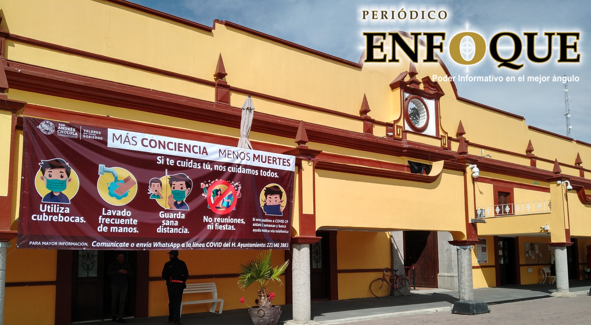 Foto: Omar Sánchez Crean Comisión COVID en San Andrés Cholula para atender a personas infectadas