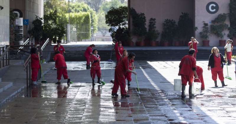 Foto: Cortesía No siguen orden de AMLO: Gobierno federal alista contrato de limpieza a través de outsourcing