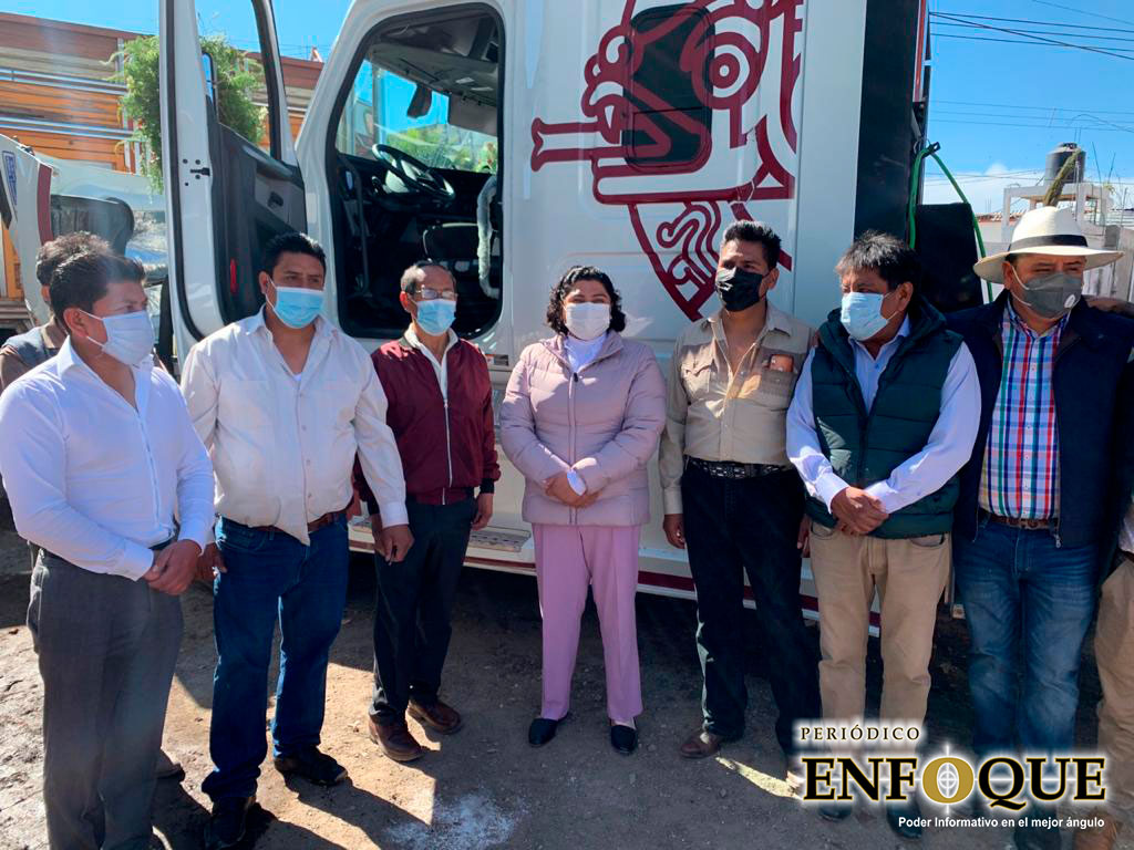 Apoyará Karina Pérez Popoca a sanandreseños con despensas y comisión Covid