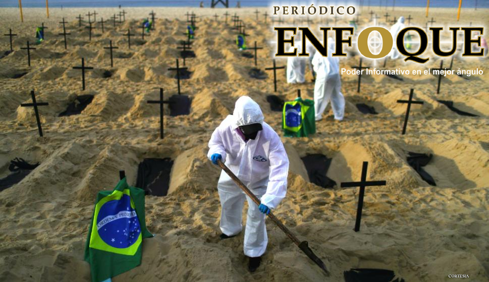 Foto: Cortesía Continúa la ola de contagios por COVID  en Brasil.