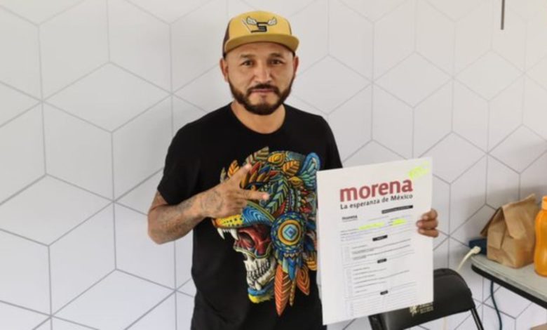 Foto: Cortesía “No es por el hueso”: “El Mijis” se registra como candidato a diputado con Morena