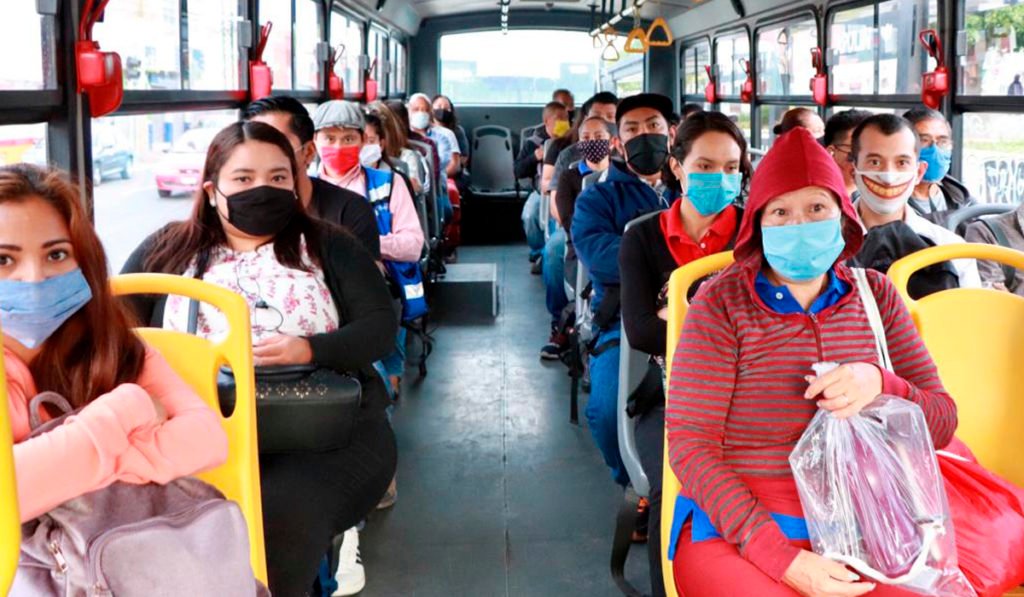 Foto: Cortesía Incrementa 75 por ciento la movilidad en transporte público durante alerta Covid