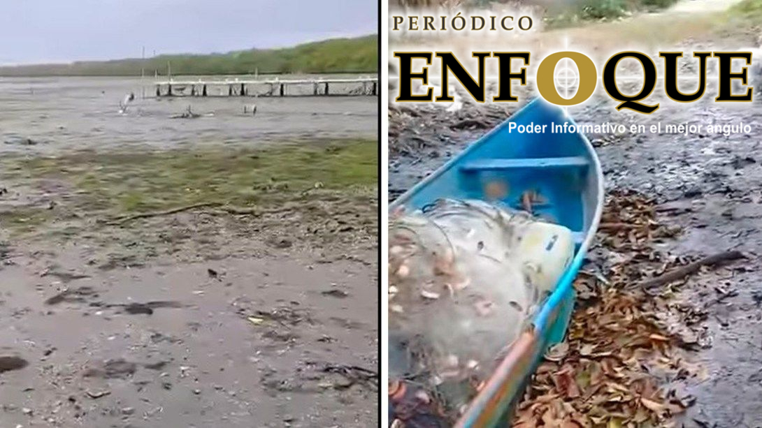 Foto: Cortesía Desaparece la Laguna de Alvarado en Veracruz.