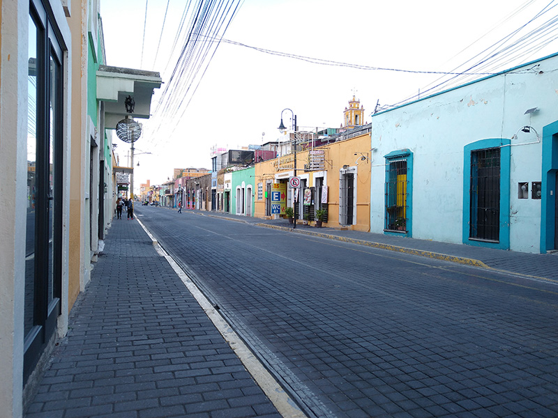 Foto: Omar Sánchez Bajó en un 70% el ambulantaje en San Pedro Cholula ante pandemia