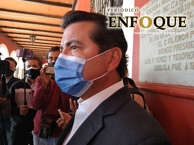 Foto: Omar Sánchez No descarta Luis Alberto Arriaga Lila buscar la reelección en Cholula