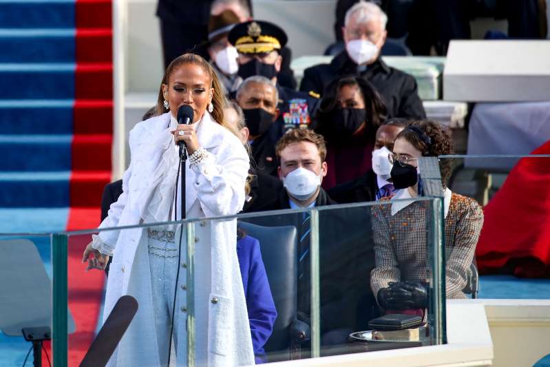 Foto: Cortesía Jennifer Lopez hace historia en la investidura de Joe Biden con su mensaje en español