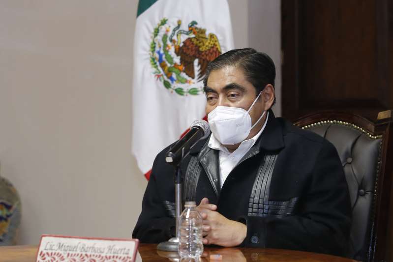 Foto: Cortesía Gobernador Miguel Barbosa avala castración química para violadores en Puebla