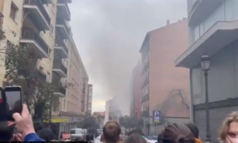 Foto: Cortesía Fuerte explosión destruye 4 pisos de un edificio en Madrid, España