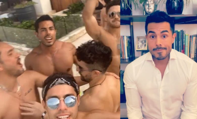 Foto: Cortesía Oftalmólogo que causó polémica por vacunarse y luego ir de fiesta reaparece para disculparse (Video)