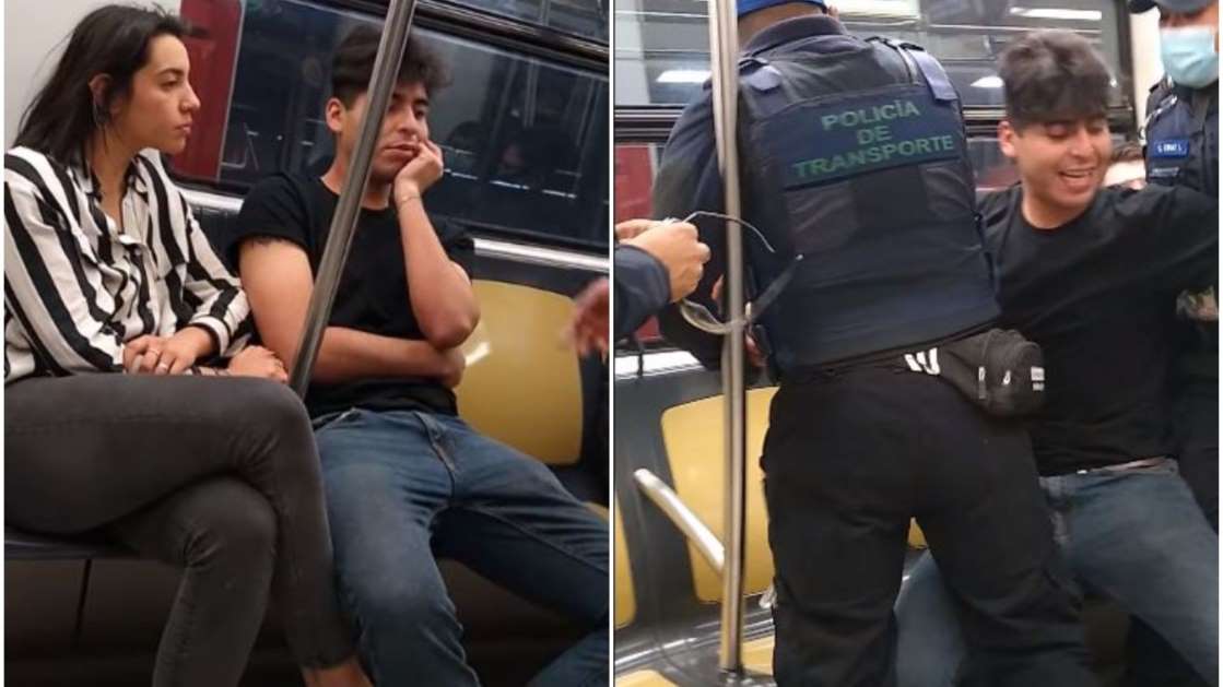 Foto: Cortesía "Soy del IMSS, estoy vacunado": Jóvenes se niegan a usar cubrebocas en el Metro